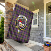 McDonald Modern Tartan Crest Garden Flag
